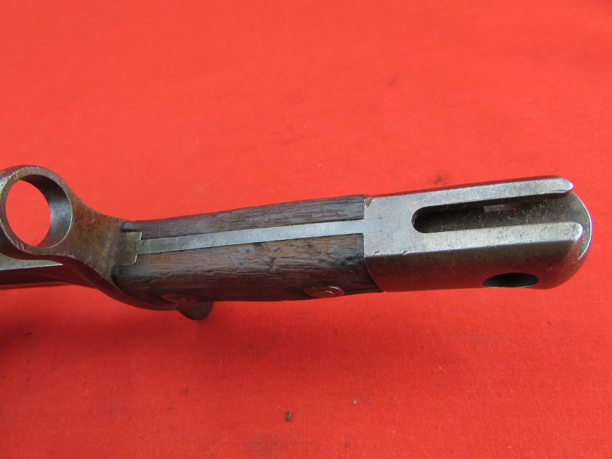 M1892 30-40 Krag Bayonet 1899 dated w/ M1912 Pickett Pin Scabbard ...