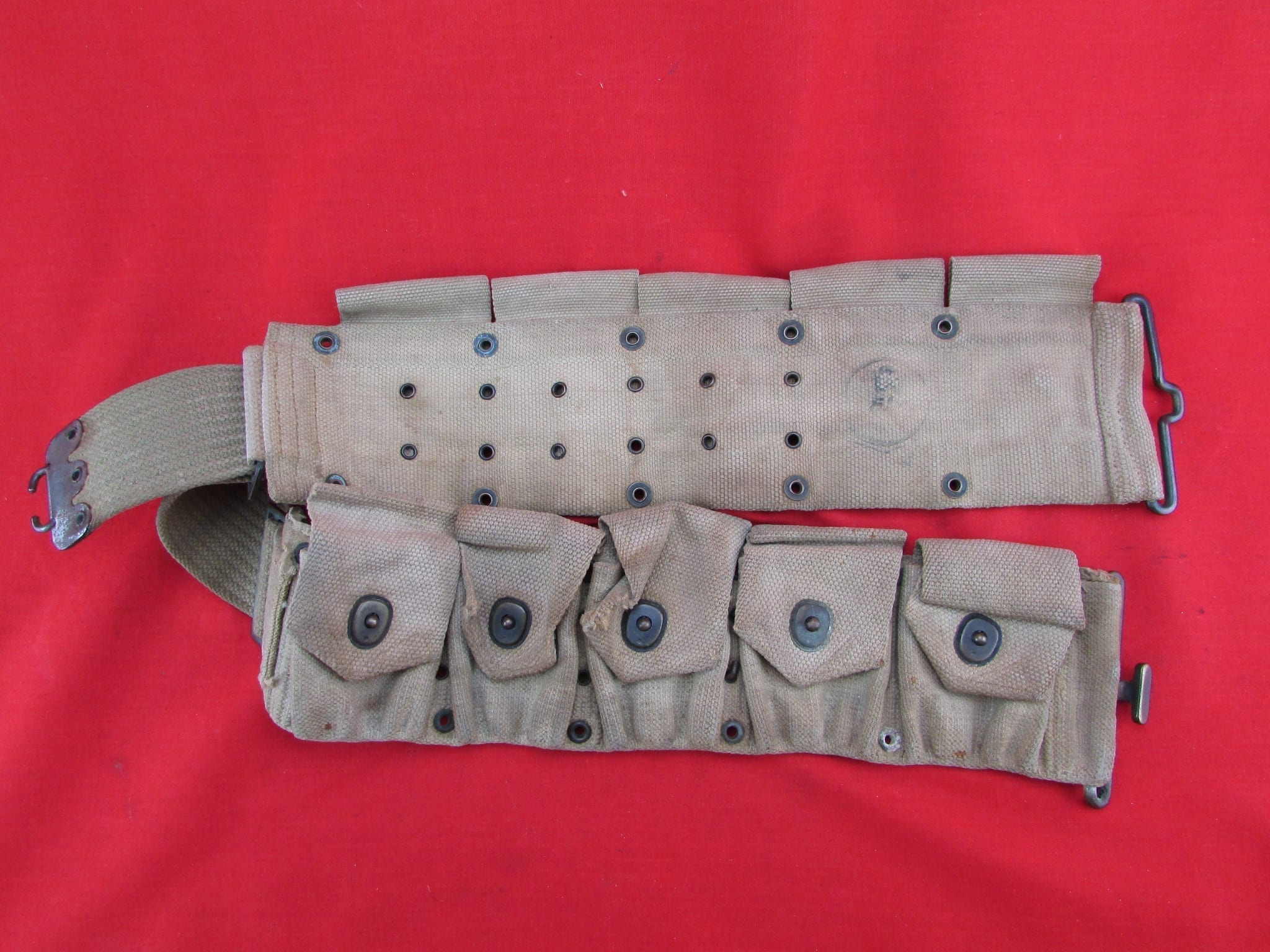 WWI US M1910 10 Pocket Cartridge Belt | Midwest Military Collectibles