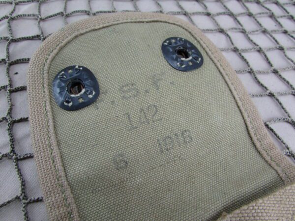 1911 WW1 2 mag pouch marked F.S.F. 142 6 1916 - Image 4