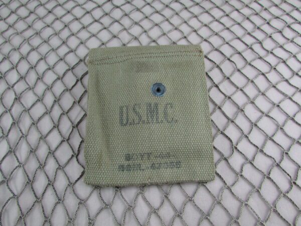 M1 Carbine "Stock Type" mag pouch marked Boyt USMC 44 - Image 3