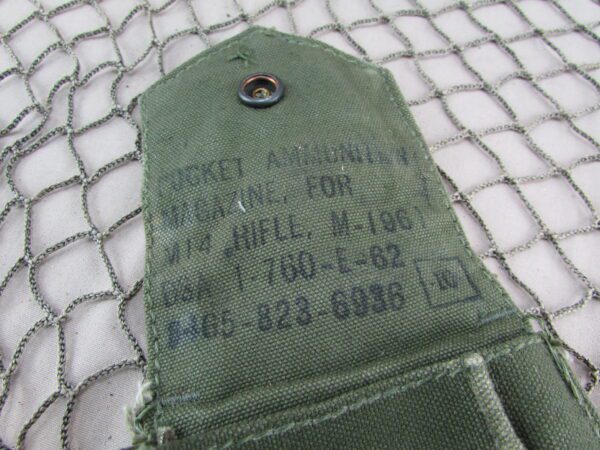 M14 M1961 20 round mag pouch marked Grade 1 - Image 3