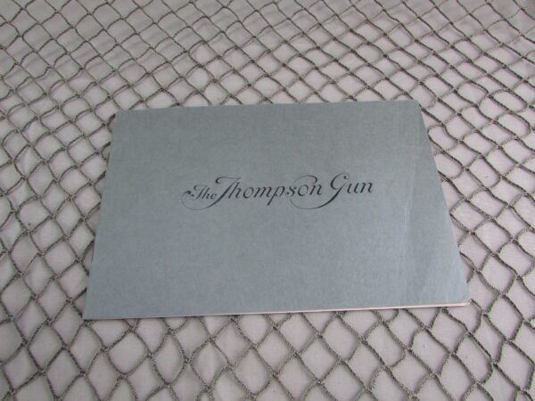 Thompson Guns Models 1921-1923 22 page book reprint