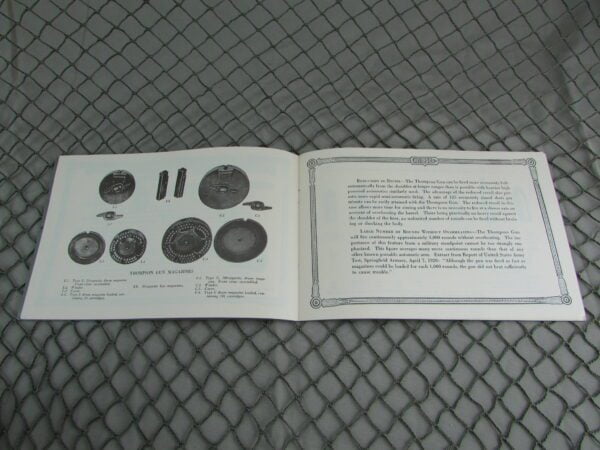 Thompson Guns Models 1921-1923 22 page book reprint - Image 4