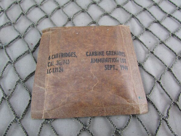 WW2 M6 M1 Carbine Grenade Cartridge 1944 (6 pack)