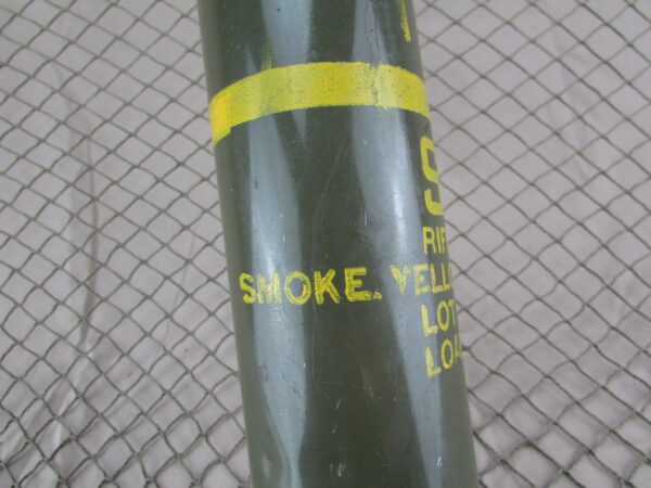 Korean War M23A1 Rifle Yellow Smoke Grenade 1954 - Image 2