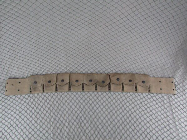 WW1 M1903 Rimless Eagle Snap 9 Pocket Ammo Belt - Image 3
