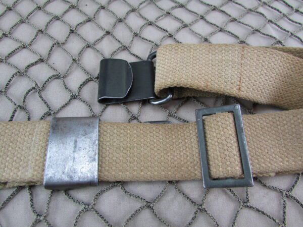 Danish M1 Garand sling, khaki color, light marking - Image 3