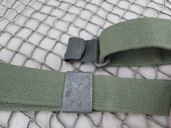 WW2 M1 Garand flat keeper sling marked B.M. Co 1944 - Image 3