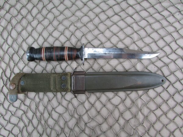 WW2 Aerial Fighting Knife w/ M8 BM Co Scabbard