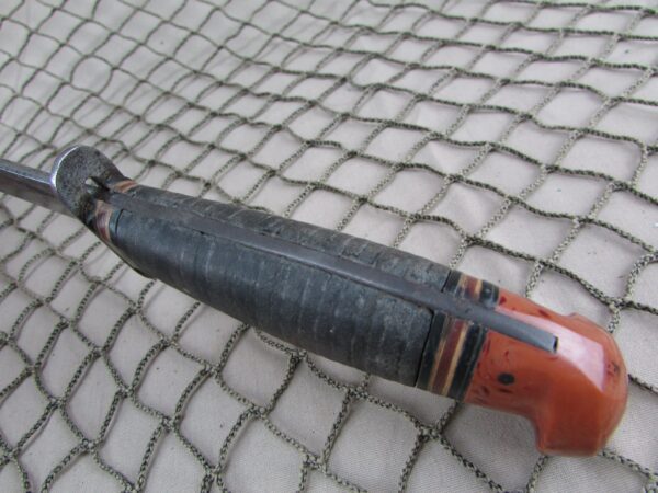 WW2 Western L77 Commando Stiletto Fighting Knife Bakelite Pommel - Image 4