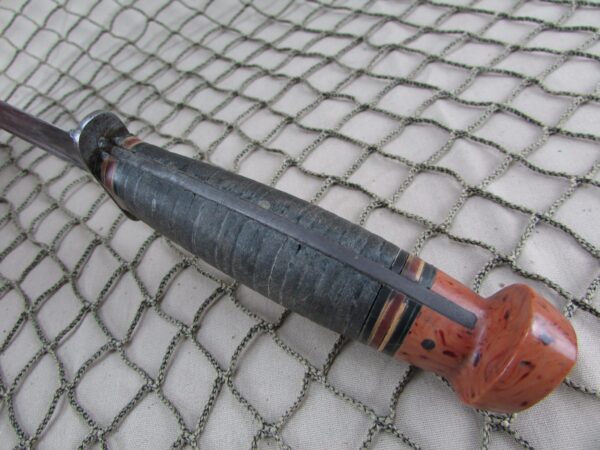 WW2 Western L77 Commando Stiletto Fighting Knife Bakelite Pommel - Image 5