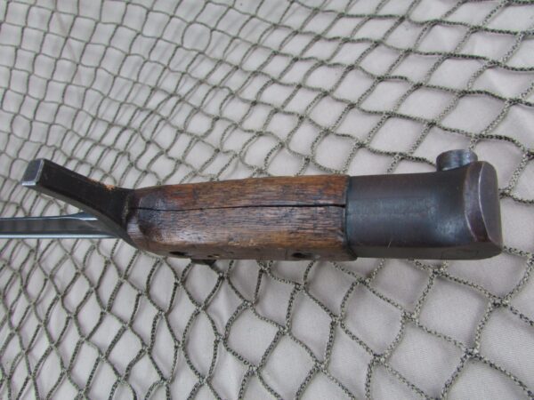 Japanese Type 30 Bayonet National Denki Under Kokura Supervision w/ Rubberized Scabbard - Image 9