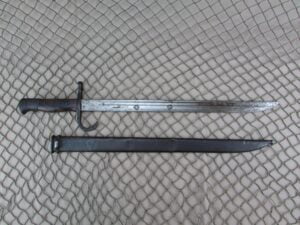 Japanese Type 30 Hooked Quillon School Training Bayonet
