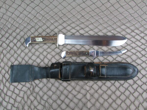 German Puma Hunter Two Knife Set Salesman Sample - Image 2