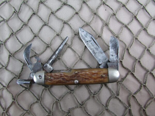 WW2 Ulster FSSF Mountain Troops Pocket Knife 3rd Variation