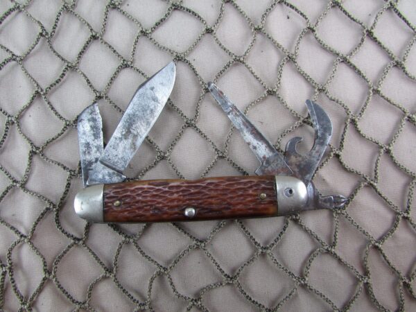 WW2 Ulster FSSF Mountain Troops Pocket Knife 3rd Variation - Image 2