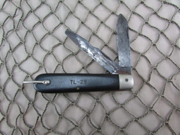 Camillus TL29 Marked Electricians Military 2 Blade Folding Pocket Knife