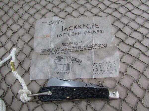 Camillus S702 Coast Guard Jack Pocket Lanyard Knife N.Y. USA - Image 5