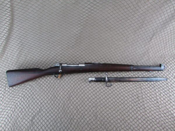 Argentine 1909 Cavalry Carbine Mauser DGFM FMAP 7.65 Cal with bayonet & sling #003772