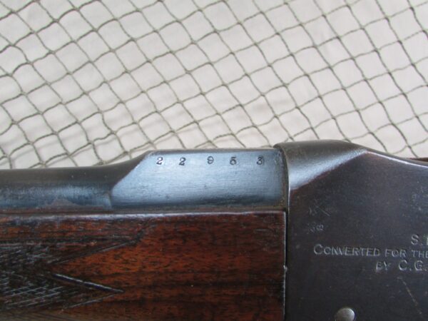 British Martini Enfield BSA 1895 rifle converted to 22LR S.M.R.C. Special #22953 - Image 19