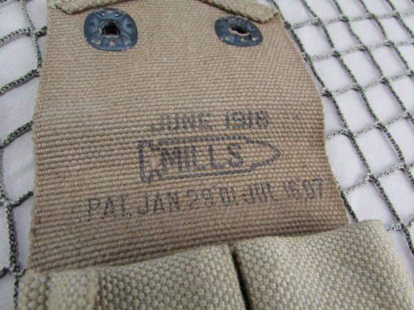 WW1 1911 Mag Pouch by Mills June 1918 - Image 4