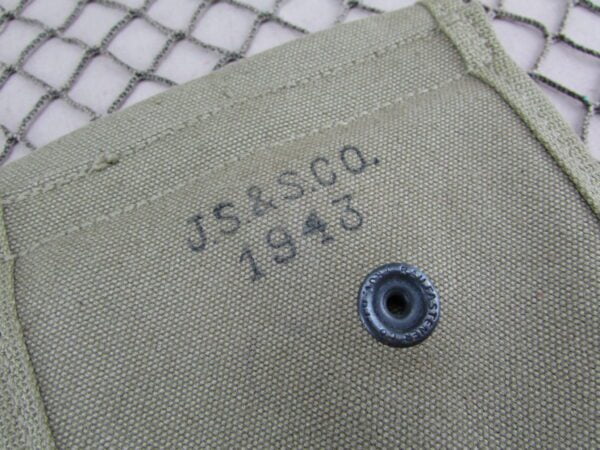 M1 Carbine Stock Type mag pouch by J.S. & S. Co 1943 - Image 3
