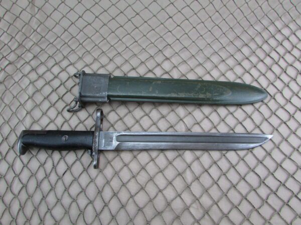 Greek M1905E1 10" Cutdown M1 Garand Bayonet marked Springfield 1919
