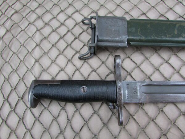 Greek M1905E1 10" Cutdown M1 Garand Bayonet marked Springfield 1919 - Image 2