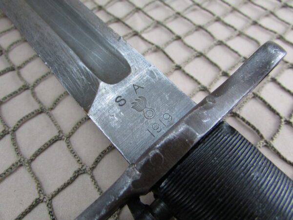 Greek M1905E1 10" Cutdown M1 Garand Bayonet marked Springfield 1919 - Image 7