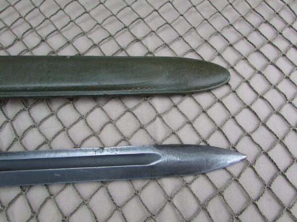 WW2 M1 Bayonet 10" M1 Garand w/ Greek Scabbard by Utica Cutlery UC - Image 3