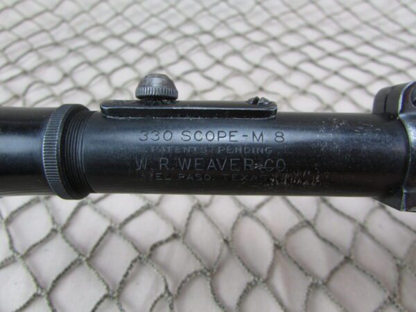 WW2 1903A4 Weaver 330-M8 Sniper Scope - Image 4