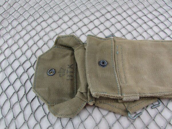 Danish Sten Mag Web Utility Pouch marked HTK w/ Crown - Image 3
