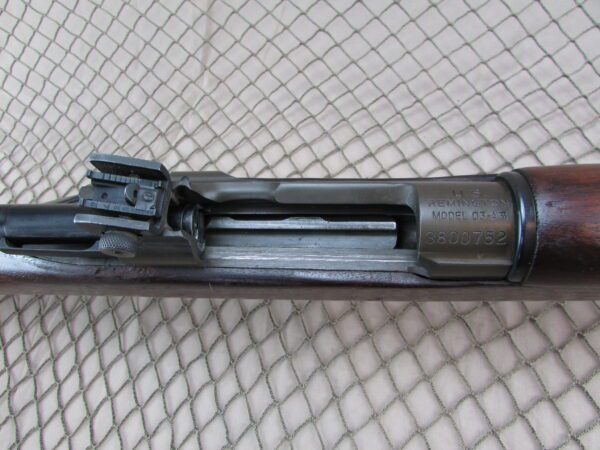 WW2 Remington 1903A3 w/ correct RA 5/43 barrel #3800752 - Image 20