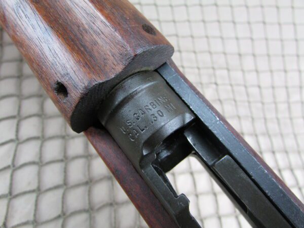 WW2 Early Saginaw S’G’ M1 Carbine w/ correct barrel & high wood stock # 3219442 - Image 17