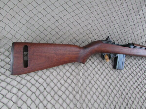 WW2 Early Saginaw S’G’ M1 Carbine w/ correct barrel & high wood stock # 3219442 - Image 2